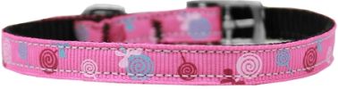 Lollipops Nylon Dog Collar with classic buckle 3/8"