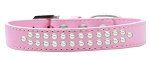 Two Row Pearl (Color/Size: Size 18 Light Pink Dog Collar)