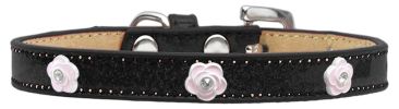 Light Pink Rose Widget Dog Collar