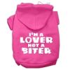 I'm a Lover not a Biter Screen Printed Dog Pet Hoodies