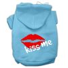 Kiss Me Screen Print Pet Hoodies