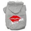 Kiss Me Screen Print Pet Hoodies