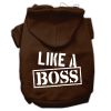 Like a Boss Screen Print Pet Hoodies