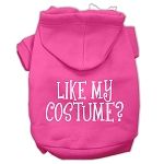 Like my costume? Screen Print Pet Hoodies (Color/Size: Bright Pink Size XL)