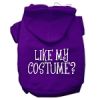 Like my costume? Screen Print Pet Hoodies