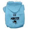 Lil Monster Screen Print Pet Hoodies