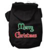 Merry Christmas Screen Print Pet Hoodies