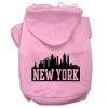 New York Skyline Screen Print Pet Hoodies