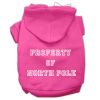 Property of North Pole Screen Print Pet Hoodies