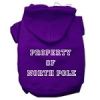 Property of North Pole Screen Print Pet Hoodies