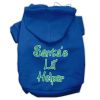 Santa's Lil' Helper Screen Print Pet Hoodies