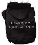 Leave My Bone Alone! Hoodies (Color/Size: Black XXL)