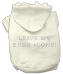 Leave My Bone Alone! Hoodies (Color/Size: Cream XXXL)