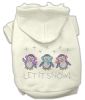 Let it Snow Penguins Rhinestone Hoodie