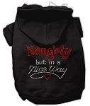 Naughty But Nice Hoodies (Color/Size: Black XL)