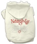 Naughty But Nice Hoodies (Color/Size: Cream XL)