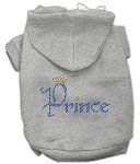 Prince Rhinestone Hoodies (Color/Size: Grey XXXL)