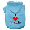 I Love Treats Screen Print Pet Hoodies