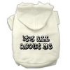 It's All About Me Screen Print Pet Hoodies