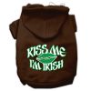 Kiss Me I'm Irish Screen Print Pet Hoodies