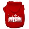 Las Vegas Skyline Screen Print Pet Hoodies