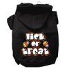 Lick Or Treat Screen Print Pet Hoodies