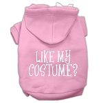 Like my costume? Screen Print Pet Hoodies (Color/Size: Light Pink Size M)