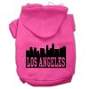 Los Angeles Skyline Screen Print Pet Hoodies