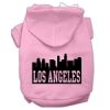 Los Angeles Skyline Screen Print Pet Hoodies