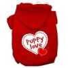 Puppy Love Screen Print Pet Hoodies