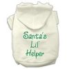 Santa's Lil' Helper Screen Print Pet Hoodies