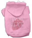 I'm Too Sexy Rhinestone Hoodies (Color/Size: Pink S)