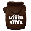 I'm a Lover not a Biter Screen Printed Dog Pet Hoodies