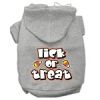 Lick Or Treat Screen Print Pet Hoodies