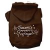 Seasons Greetings Screen Print Pet Hoodies