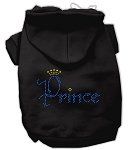 Prince Rhinestone Hoodies (Color/Size: Black XL)