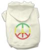 Rasta Peace Sign Hoodie