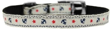 Anchors Nylon Dog Collar with classic buckle 3/8"