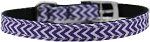 Chevrons Nylon Dog Collar with classic buckle 3/8"