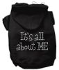 It's All About Me Rhinestone Hoodies