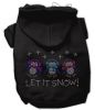 Let it Snow Penguins Rhinestone Hoodie