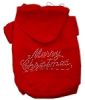 Merry Christmas Rhinestone Hoodies