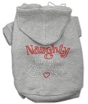 Naughty But Nice Hoodies (Color/Size: Grey L)