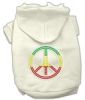 Rasta Peace Sign Hoodie