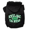 Kiss Me I'm Irish Screen Print Pet Hoodies