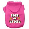 Lick Or Treat Screen Print Pet Hoodies