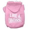 Like a Boss Screen Print Pet Hoodies