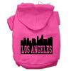 Los Angeles Skyline Screen Print Pet Hoodies