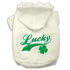 Lucky Swoosh Screen Print Pet Hoodies