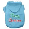 Merry Christmas Screen Print Pet Hoodies